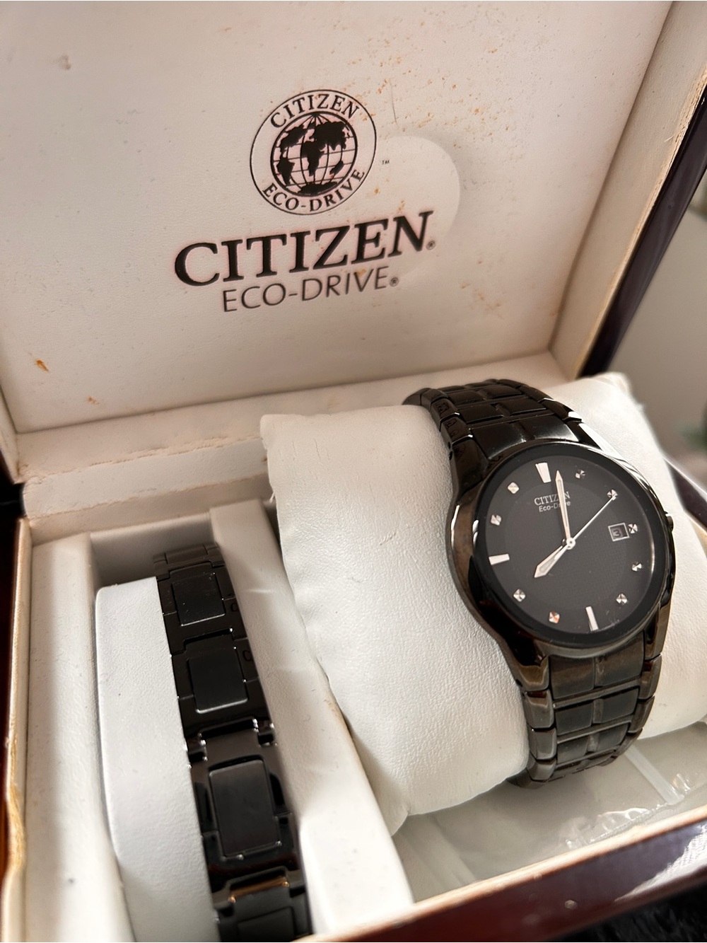 Citizen Eco-Drive Black Diamond Dial Watch - Picture 3 of 5